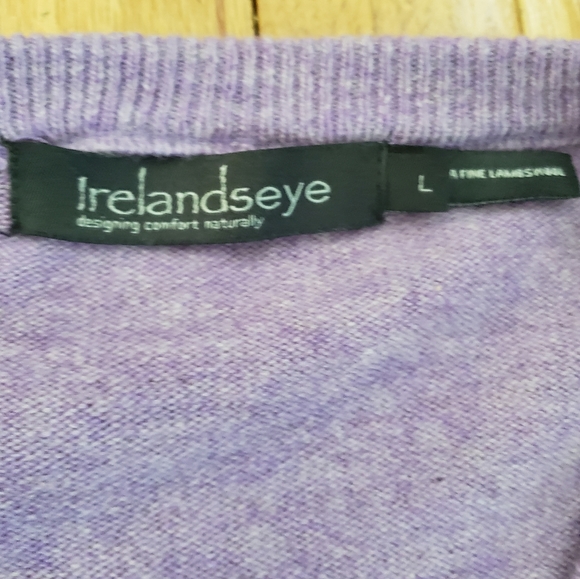 Irelandseye Mens Sweater L Fine Merino Wool Preppy Tennis Ireland Old Money - Picture 6 of 9